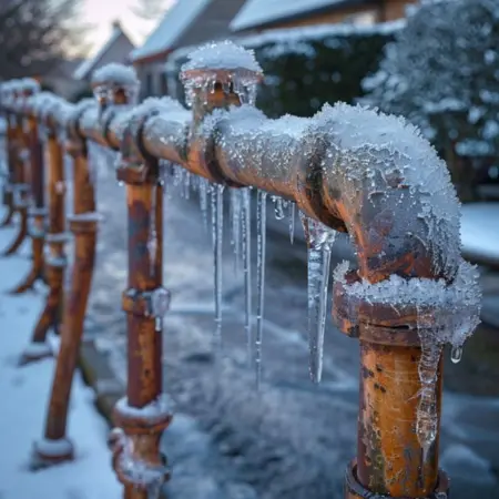 pipe freezing due to extreme cold