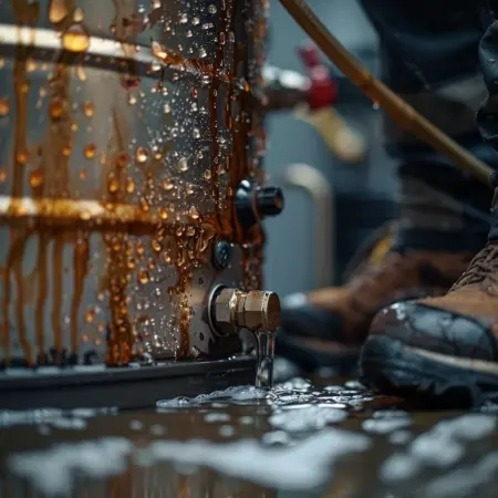 rusty water heater