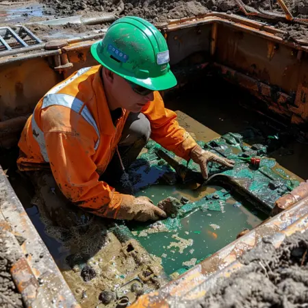 DIY septic tank cleaning