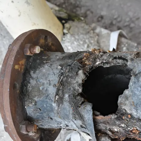 Old or damaged pipes